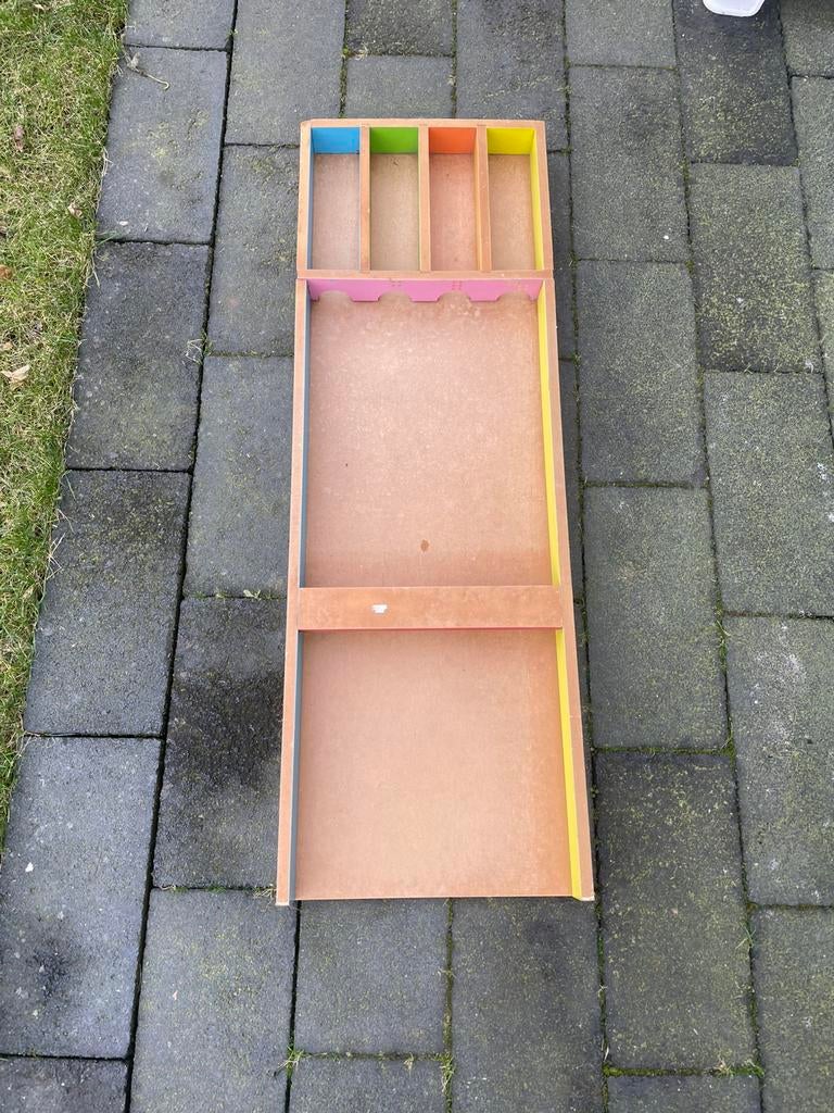 Sjoelbak+ sjoel stenen, Ophalen, Zo goed als nieuw