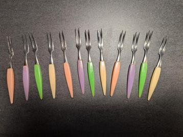 Vintage Gebaksvorkjes - Set van 12 beschikbaar voor biedingen