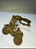 Oldtimer wanddecoratie, messing., Ophalen of Verzenden