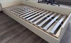 Bedframe 80x200, Ophalen, Eenpersoons, Wit, Zo goed als nieuw