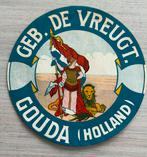 Kaasmerk GEB. DE VREUGT. GOUDA, Ophalen of Verzenden