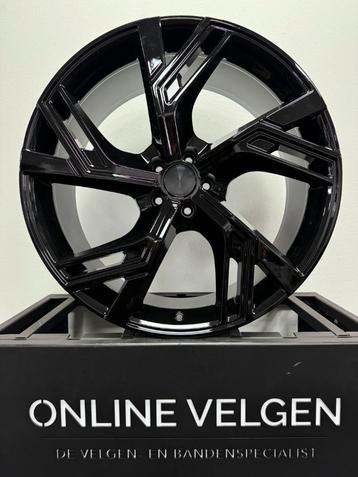 Set 22 inch Atena 5x112 9,5J ET31 Audi E-tron velgen zwart beschikbaar voor biedingen