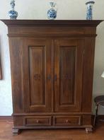 Degelijke antieke eiken kast,, Antiek en Kunst, Ophalen