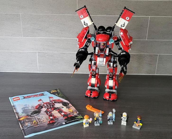 LEGO Ninjago Movie Fire Mech 70615 - Compleet!, Kinderen en Baby's, Speelgoed | Duplo en Lego, Ophalen of Verzenden