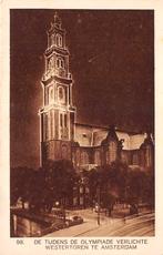 Amsterdam Westertoren Olympiade Olympische Spelen 1928, Ophalen of Verzenden, 1920 tot 1940, Ongelopen, Noord-Holland