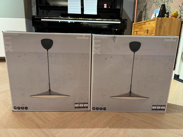 NIEUW! Nordlux Balance Hanglamp | 42cm | zwart, Huis en Inrichting, Lampen | Hanglampen, Nieuw, Minder dan 50 cm, Ophalen of Verzenden