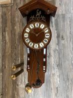Antieke Pendule Klok - Zwaartekracht & Contragewicht, Antiek en Kunst, Ophalen of Verzenden