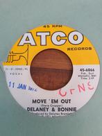 Delaney & Bonnie. Move em out. Sing my way home. Usa persing, Cd's en Dvd's, Ophalen of Verzenden, 7 inch, Single
