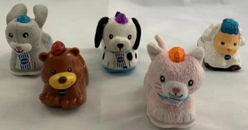 Vtech Zoef Zoef Dieren 5 Stuks Schaap Konijn Beer Kat Hond, Kinderen en Baby's, Speelgoed | Vtech, Zo goed als nieuw, 6 maanden tot 2 jaar