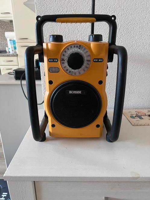 Ironside bouwradio, Audio, Tv en Foto, Radio's, Zo goed als nieuw, Bouwradio, Ophalen
