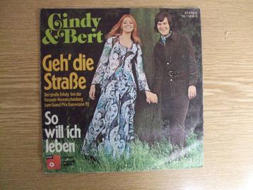 CINDY & BERT    GEH' DIE STRASSE / SO WILL ICH LEBEN  beschikbaar voor biedingen