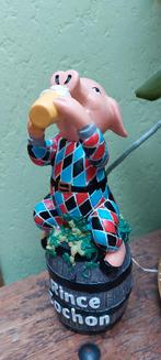 zeldzaam handgeschilderd pubbeeld Rince Cochon bier, Verzamelen, Ophalen of Verzenden, Nieuw, Dier