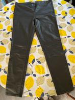 Zwarte nep leren subtiele glitter broek - Maat M, Maat 38/40 (M), H&M, Zwart, Ophalen of Verzenden