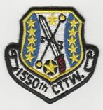 Embleem USAF - 1550th Combat Training Test Squadron CTTW, Verzamelen, Ophalen of Verzenden, Luchtmacht, Amerika, Embleem of Badge