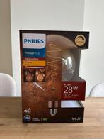 3x Grote Philips Vintage Led Flame Lampen 300 Lumen, Huis en Inrichting, Lampen | Losse lampen, Ophalen, Led-lamp, Minder dan 30 watt
