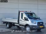 Ford Transit 165pk Open laadbak Dubbellucht Pritsche Trekhaa, Auto's, Bestelauto's, Stof, 1995 cc, Euro 6, 4 cilinders