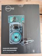 brainz Karaoke boombox met microfoon, Audio, Tv en Foto, Karaoke-apparatuur, Nieuw, Ophalen of Verzenden