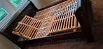Tweepersoons bed, 180 x 220 cm, koloniaal hout, Huis en Inrichting, Slaapkamer | Bedden, Ophalen, Bruin, Koloniaal, Tweepersoons