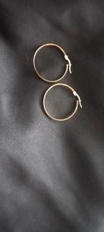 Isabel Bernard 14 kt goud oorringen 27 mm € 459,- nu € 175,-, Sieraden, Tassen en Uiterlijk, Oorbellen, Geel, Nieuw, Ophalen of Verzenden