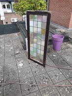 Glas in lood kozijn, Ophalen, Gevelraam of Ruit, Gebruikt, 120 tot 160 cm