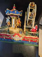 Oude mooie Draaimolen en Reuzenrad  Merry Christmas, Diversen, Kerst, Ophalen of Verzenden, Gebruikt