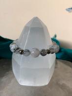 Toermalijnkwarts toermalijn bergkristal pyriet beschermt TIP, Sieraden, Tassen en Uiterlijk, Armbanden, Nieuw, Elastiek, Ophalen of Verzenden
