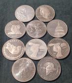 10 x Commemorative dollars, Ophalen of Verzenden, Zilver