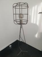 Mooie industriele lamp staal, Huis en Inrichting, Lampen | Vloerlampen, Ophalen, Zo goed als nieuw