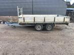 Plateauwagen aanhanger aanhangwagen tandemasser bakwagen, Auto diversen, Aanhangers en Bagagewagens, Gebruikt