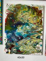 Pouring schilderij, Ophalen of Verzenden