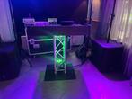Truss dj booth in techno case, Muziek en Instrumenten, Dj-sets en Draaitafels, Ophalen, Gebruikt, Overige merken