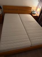 Bed incl matrassen, nachtkastjes en kledingkast, Huis en Inrichting, Slaapkamer | Matrassen en Bedbodems, Ophalen, Zo goed als nieuw