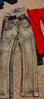 Kinderkleding meisjes 116 en 122 Jeans leggings lang kort, Ophalen of Verzenden, Zo goed als nieuw, Maat 116