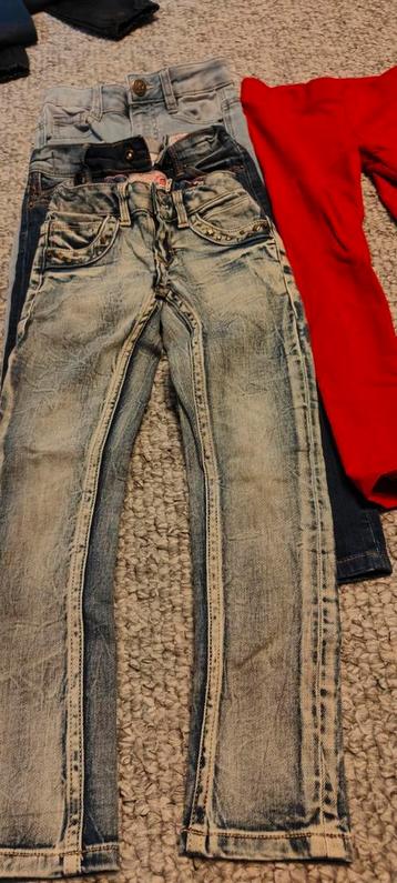 Kinderkleding meisjes 116 en 122 Jeans leggings lang kort beschikbaar voor biedingen