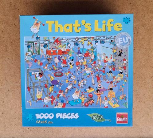 Te koop 1000 stukjes That's Life nr71348 The Gym Sportschool, Hobby en Vrije tijd, Denksport en Puzzels, Zo goed als nieuw, Legpuzzel