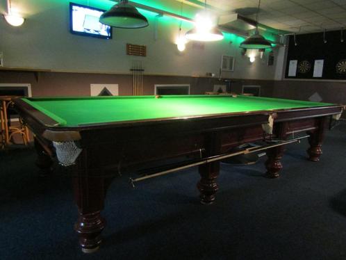 Snooker biljart full-size  (incl. plaatsing), Sport en Fitness, Biljarten en Poolen, Zo goed als nieuw, Snookertafel, Ophalen