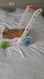 loopkarretje met blokken, Kinderen en Baby's, Ophalen, Gebruikt, Duw- of Trekspeelgoed
