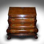 Mahonie Houten Secretaire Chippendaile, Ophalen, Gebruikt, Secretaire Chippendaile