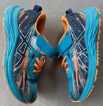 ASICS sportschoenen hardloopschoenen maat 33,5 blauw/oranje, Ophalen, Asics, Zo goed als nieuw, Jongen of Meisje
