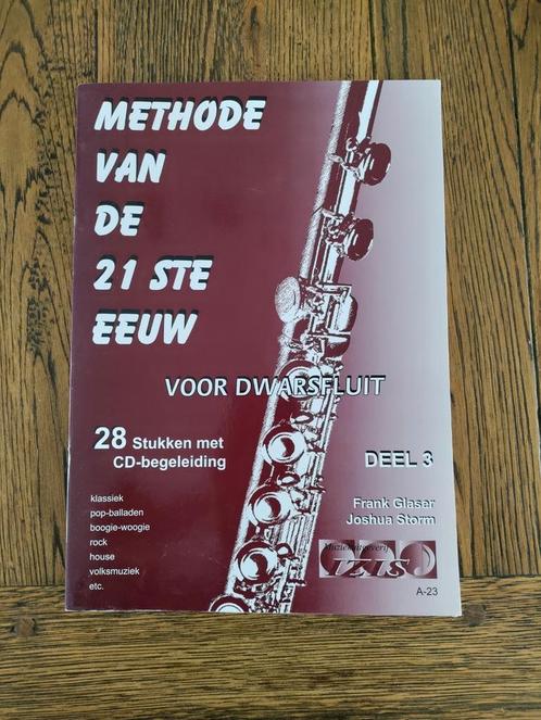 Methode van de 21ste eeuw - dwarsfluit, Muziek en Instrumenten, Bladmuziek, Zo goed als nieuw, Les of Cursus, Overige genres, Dwarsfluit of Piccolo