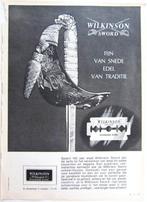 5 vintage advertenties Wilkinson scheermesjes 64-83 scheren, Verzamelen, Zo goed als nieuw, Ophalen, Gebruiksvoorwerp