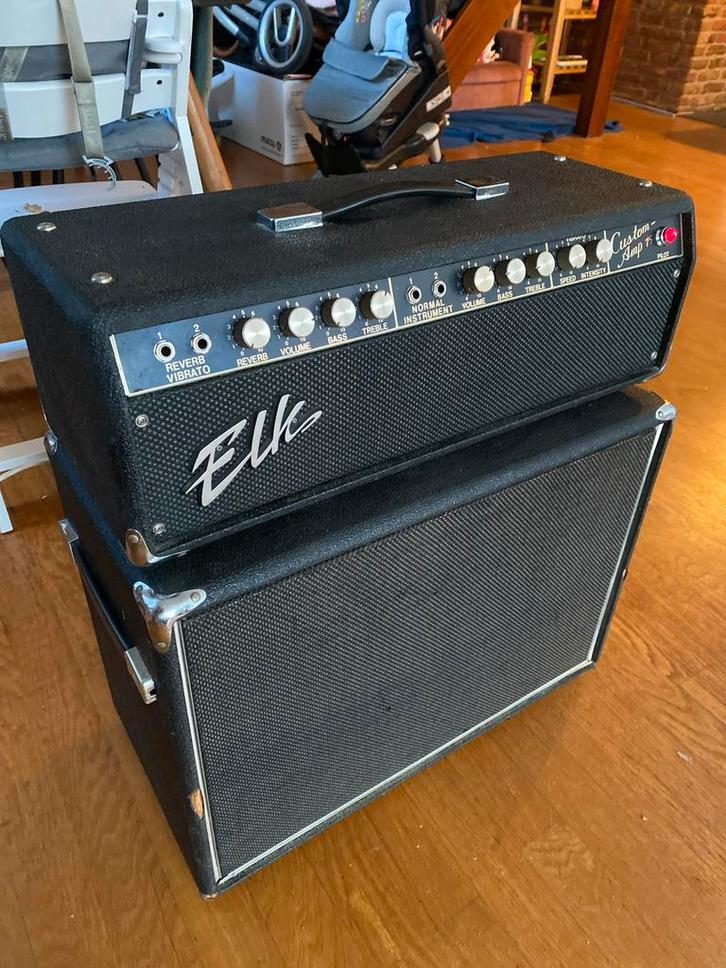 Vintage ELK Custom Amp 75 Buizenversterker, Muziek en Instrumenten, Versterkers | Bas en Gitaar, Gebruikt, Gitaar, 50 tot 100 watt