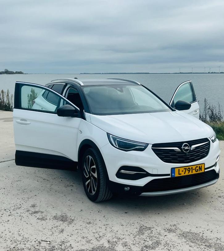 Opel Grandland X 1.6 Turbo 180pk S&S Aut 2019 Wit, Auto's, Opel, Particulier, Grandland X, 360° camera, ABS, Achteruitrijcamera