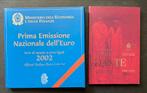 Italië: 2002 - set Dante Alighieri + 750 jaar Dante, Ophalen of Verzenden, Buitenland, Munten