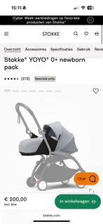 Yoyo Babyzen 0+ Newborn Pack, Ophalen of Verzenden, Zo goed als nieuw, Met reiswieg, Kinderwagen