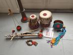 Diverse Indiase/Tibetaanse muziekinstrumenten, Ophalen, Gebruikt
