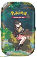 Pokemon - Marnie & Morpeko Tin met 50 verschillende kaarten, Ophalen of Verzenden, Zo goed als nieuw, Meerdere kaarten