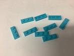 Lego plaat 1x3 licht blauw, Ophalen of Verzenden, Gebruikt, Losse stenen, Lego