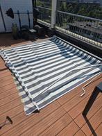 Knikarmscherm 280 cm breed – originele beugel en slinger, Ophalen, Gebruikt, Knikarmscherm
