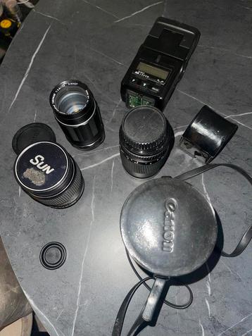Lenzenbundel Filmcamera + Accessoires beschikbaar voor biedingen